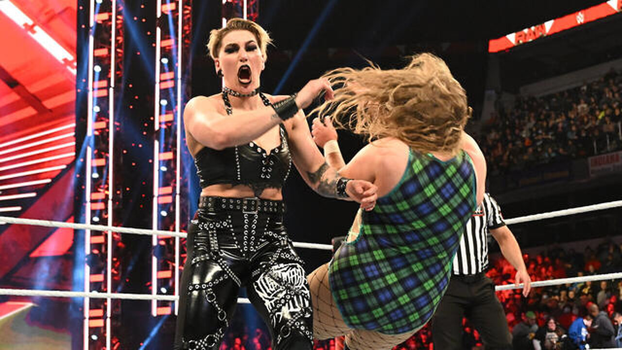 Rhea Ripley vs. Doudrop – Gauntlet Match for entering Elimination Chamber last: Feb. 14, 2022 @WWE