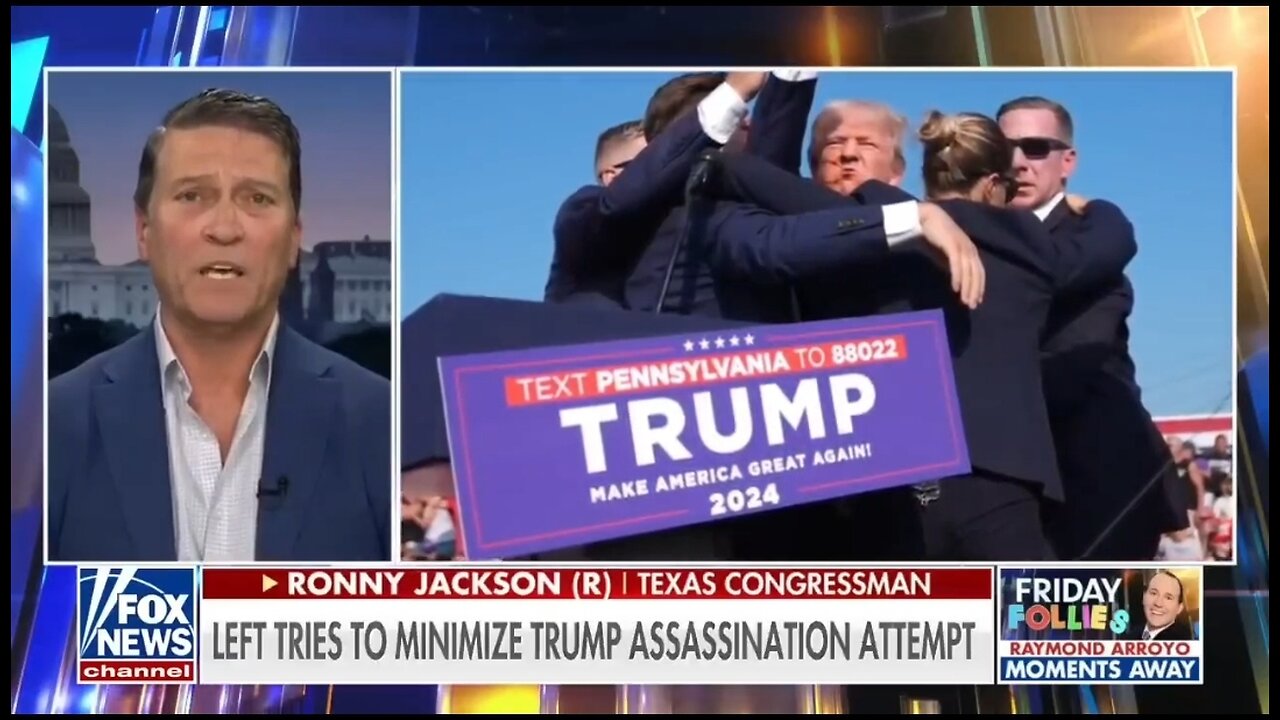 Rep Ronny Jackson Sets The Record Straight On Those Minimizing Assassination Attempt