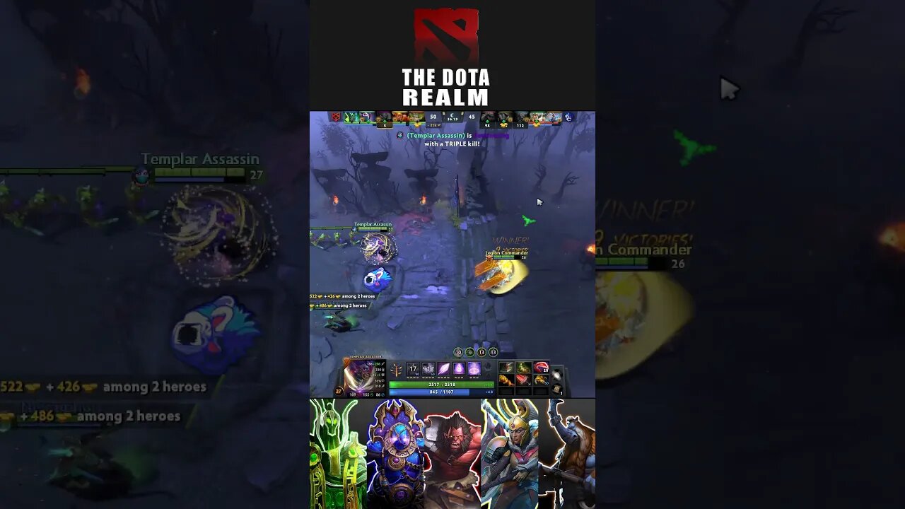Epic Fight #dota2 #shorts #templar assassin
