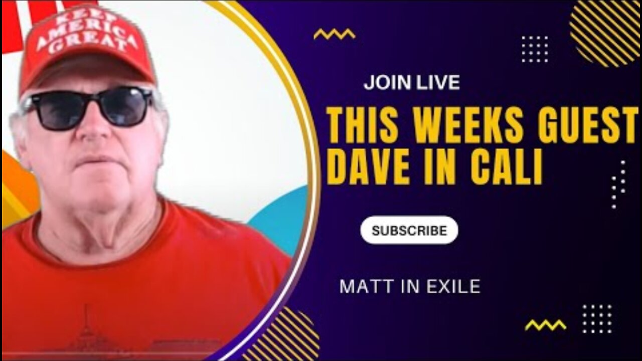 This Weeks Guest is Dave in Cali | Wokeness