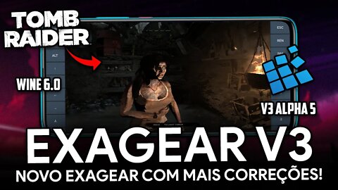 Como Configurar o EXAGEAR V3 com CONTROLE NA TELA! | JOGOS DE PC NO SEU ANDROID!