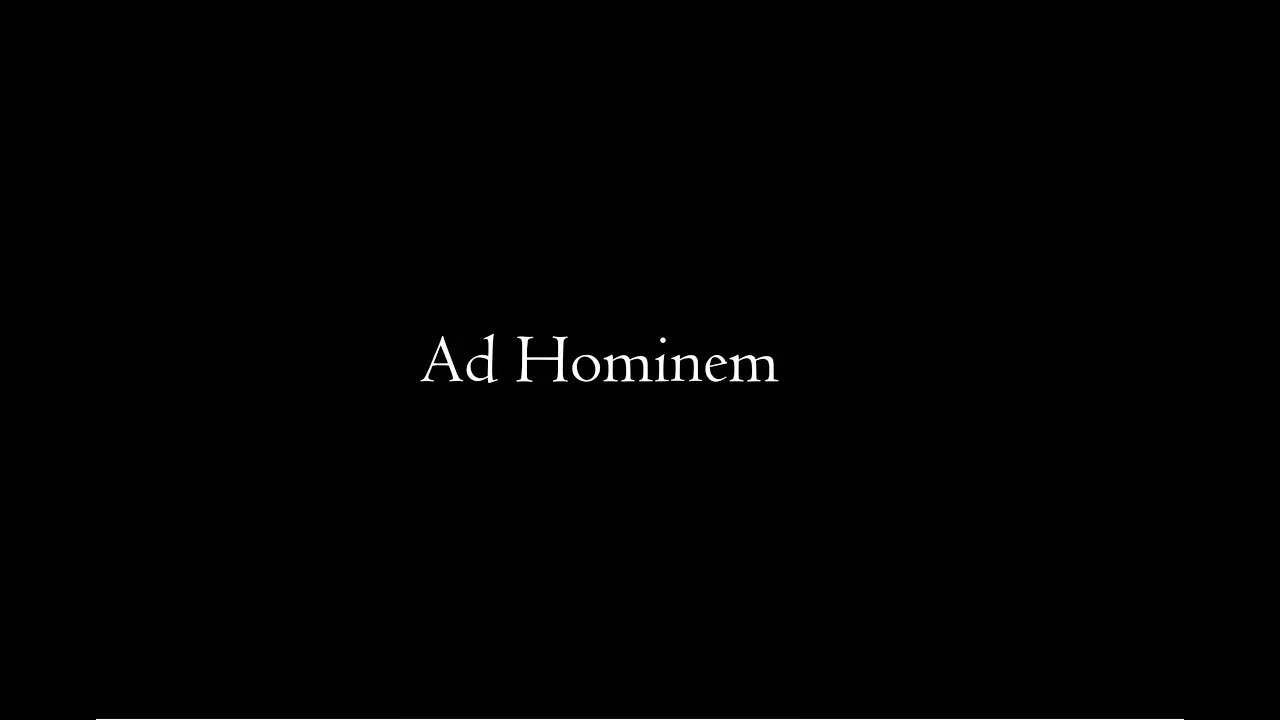 Ad Hominem #philosophy #criticalthinking #fallacy #adhominem #shorts