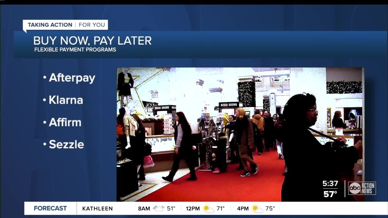 More national retailers offer 'buy now, pay later' programs to help with holiday shopping