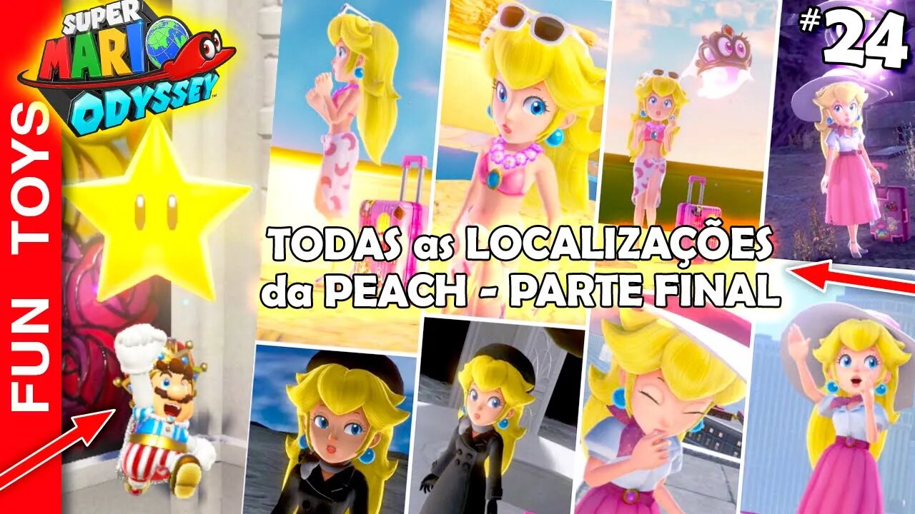 🔴 Super Mario Odyssey #24 - A PARTE FINAL da LOCALIZAÇÃO da PEACH por TODOS os REINOS - Parte 2/2