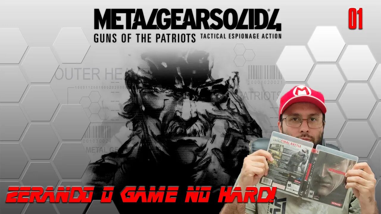 Zerando Metal Gear Solid 4 no nível mais difícil Legendado PT-BR (parte 01)