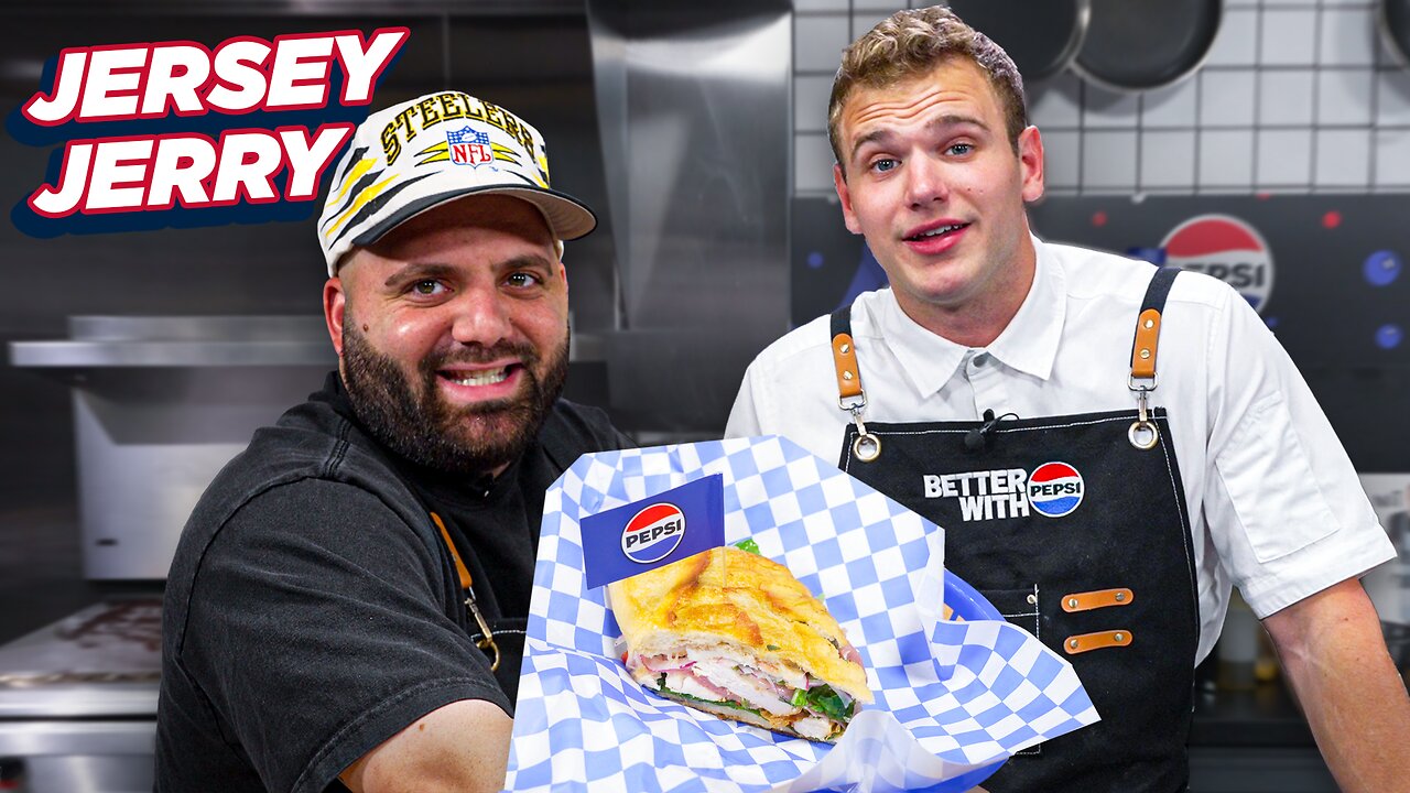 Jersey Jerry Makes All-Time FAVORITE Sandwich | What's For Lunch Presented by Pepsi