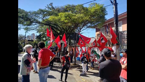 Em ato no consulado de Cuba, PCO chama a uma campanha pelo fim do bloqueio imperialista