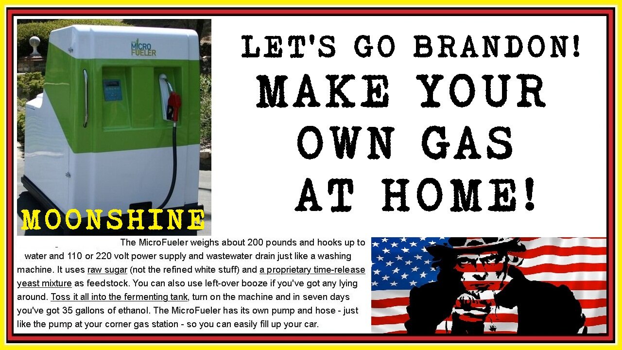 MAKE YOUR OWN GAS AT HOME