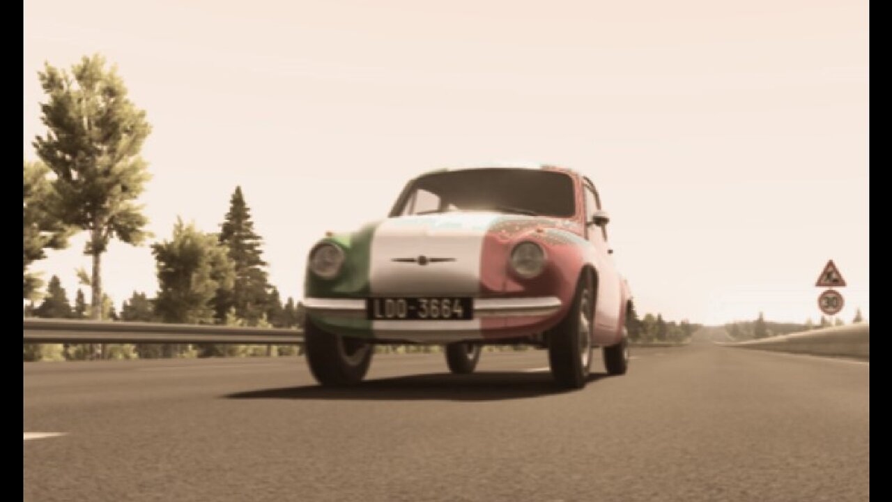 All of the Italian cars and the years that they were made. In BeamNG