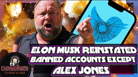 Everyone Banned Reinstated Except Alex Jones!