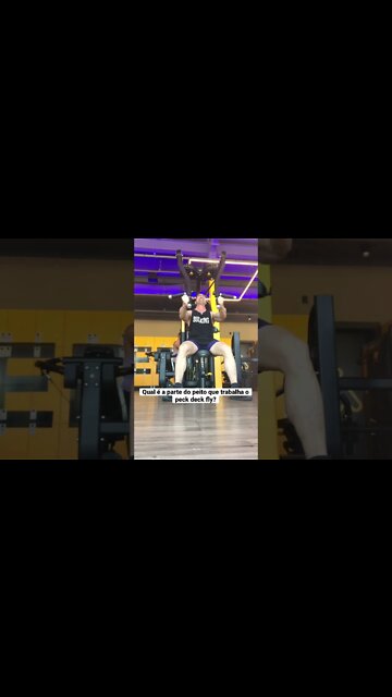Qual parte do peito que trabalha o peck deck fly? #shorts