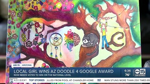 Arizona fifth-grader selected as 'Doodle 4 Google 2023' state winner