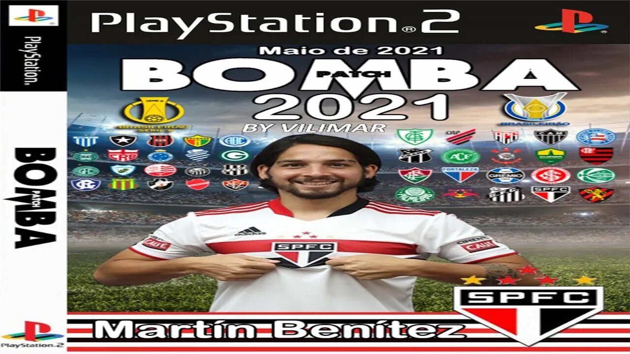 BOMBA PATCH 2021 PS2 LIBERTADORES LANÇAMENTO EDITOR BY VILIMAR