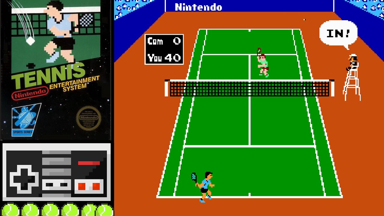 FORGOTTEN TITLES! NES Tennis, 1983 #nintendo