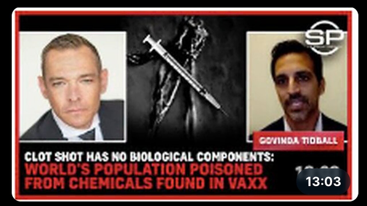 CLOT SHOT Has No Biological Components: World's Population POISONED From Chemicals Found In Vaxx