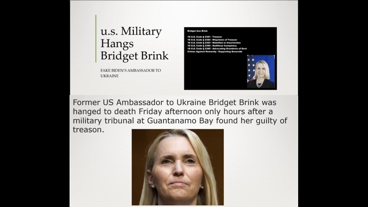 Flashback - Military Hangs Former U.S Embessador For Ukraine Bridget Brink - 4/21/24..