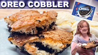 OREO COBBLER, Easy & Delicious Dessert Recipe