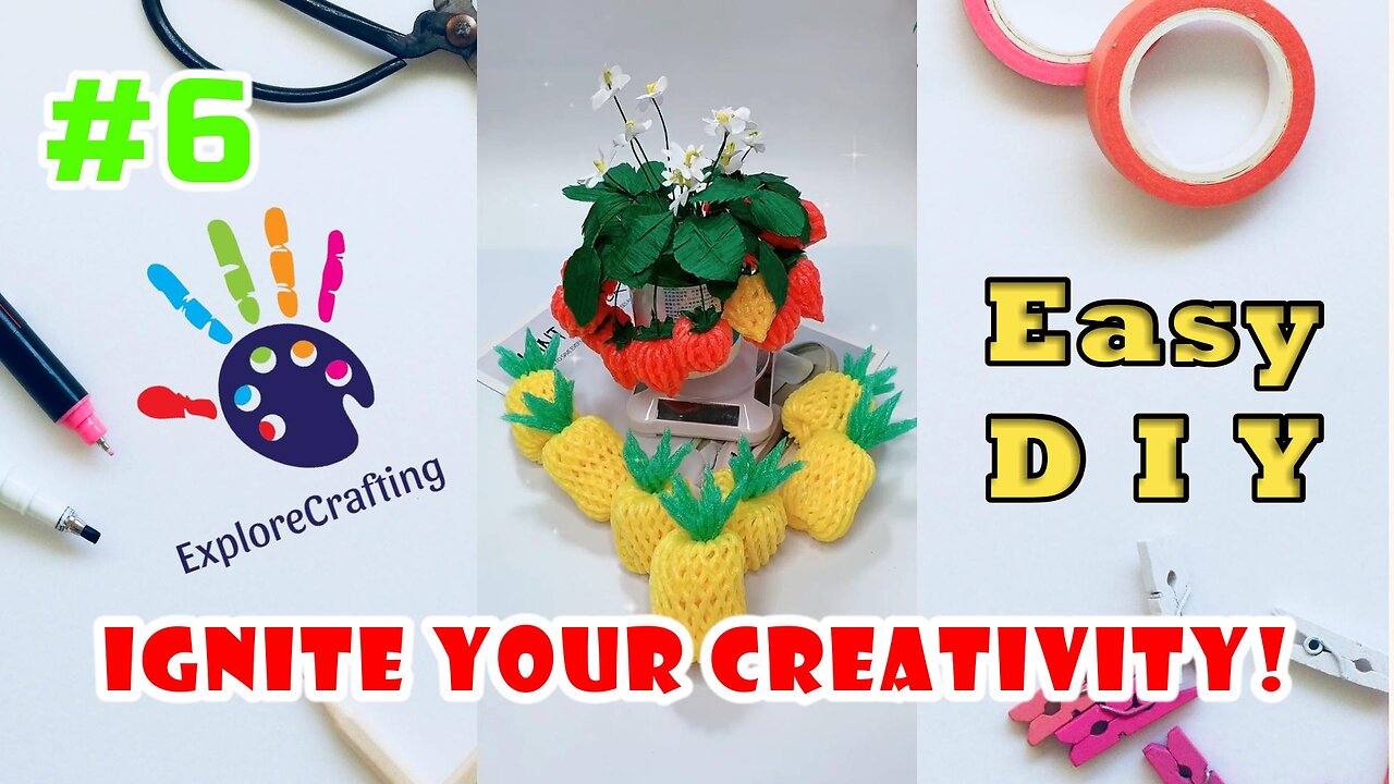 Fruit-inspired Creations using Everyday Items #6