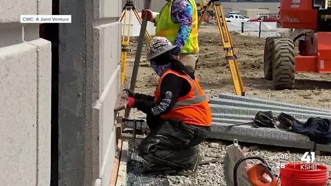 Father, daughter have hand building old, new KCI terminals