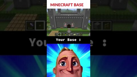 MINECRAFT BASE. #shorts