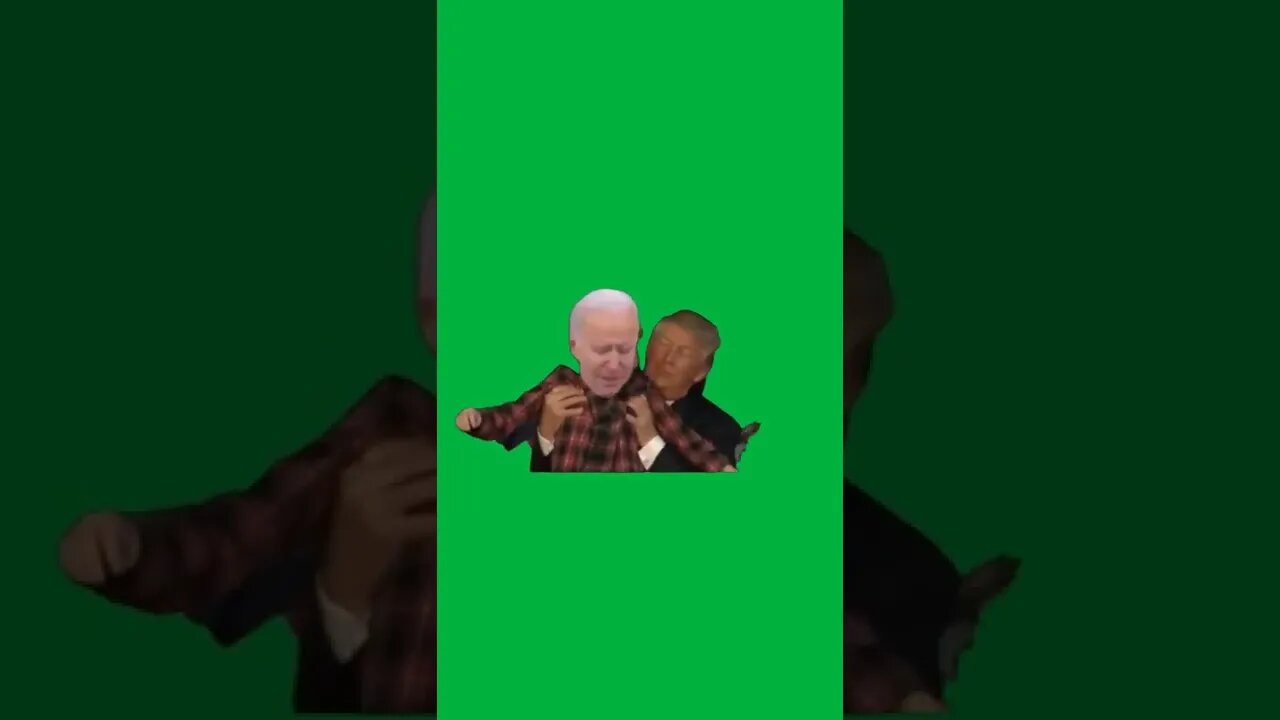 Green Screen – Trump and Biden baby