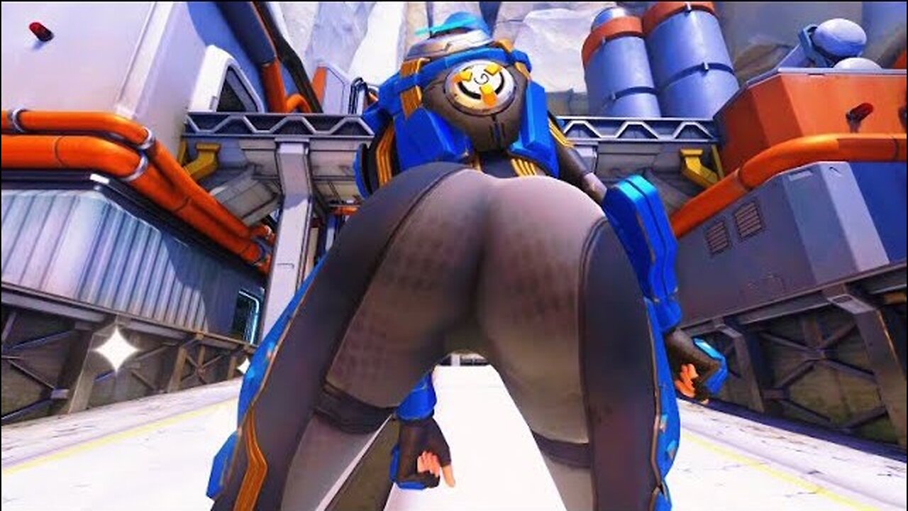 Viewing Cadet Oxton Tracer Big Booty Kickin Dance in Game - Overwatch 2 (18+)