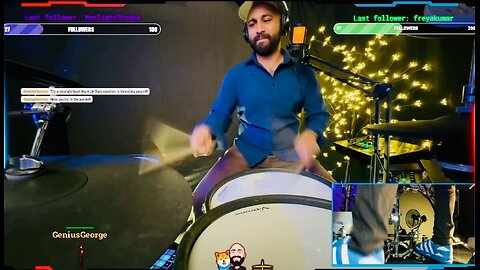 In My Place - Coldplay - Drum Cover Streamer