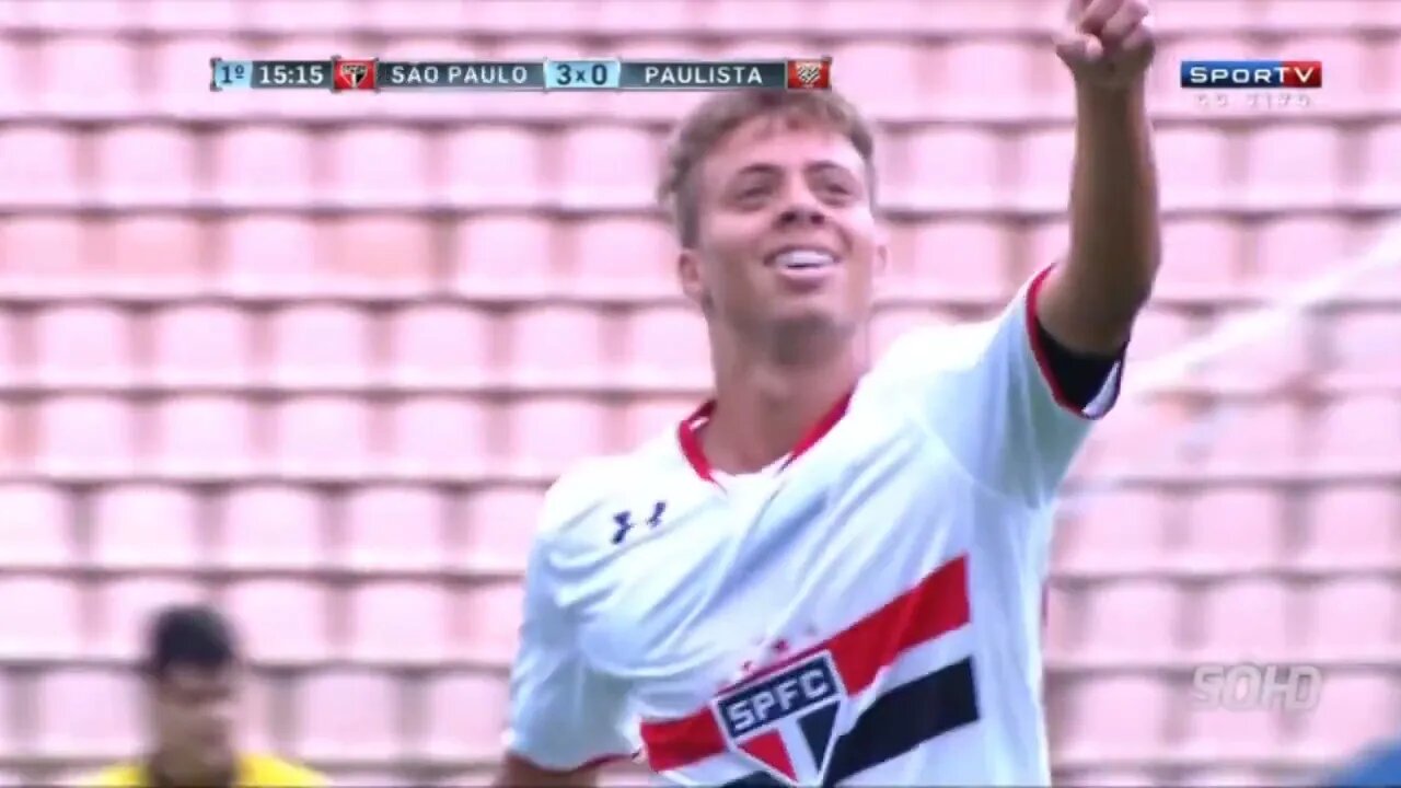 Os Gols do Jogo São Paulo 4 x 0 Paulista SP Copa São Paulo 03 01 2016