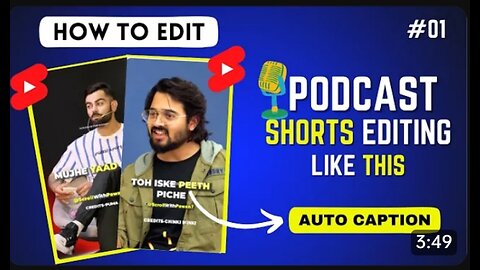 how to make podcast shorts 😀