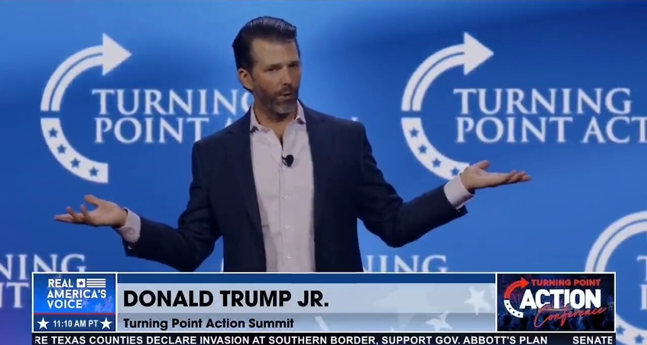 Crowd ERUPTS When Donald Trump Jr Says Implement Schedule F