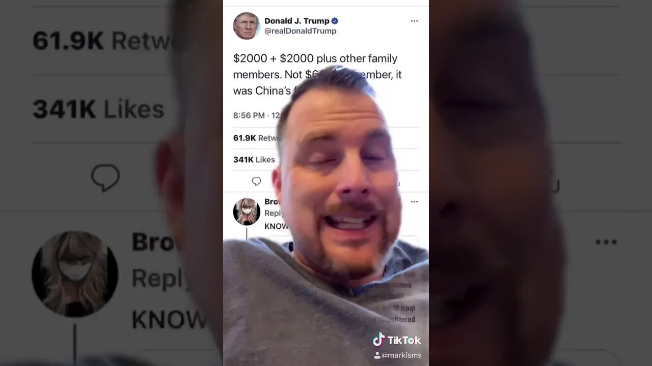 Trump demands $2000 per person PLUS $2000 per dependent! Will it happen??? #shorts