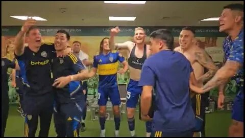 Festa do Boca Juniors classificado para a final da Libertadores 2023