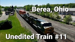 Berea Ohio fast CSX intermodal train 11 of 14