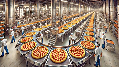 How Pizza Is Made In Factory | Pizza Factory Process