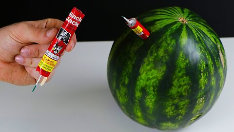 FIREWORK VS WATERMELON EXPERIMENT