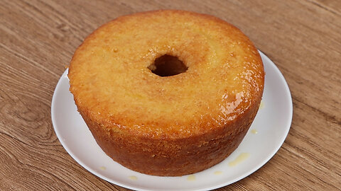 Fluffy & Moist Orange Cake Recipe