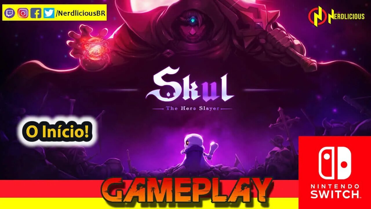 🎮 GAMEPLAY! Jogamos SKUL: THE HERO SLAYER no Nintendo Switch e ele é muito gostosinho!