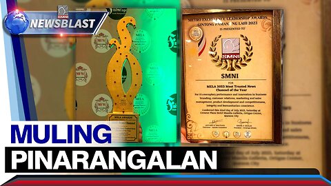 SMNI, kinilala bilang Most Trusted News Channel of the year