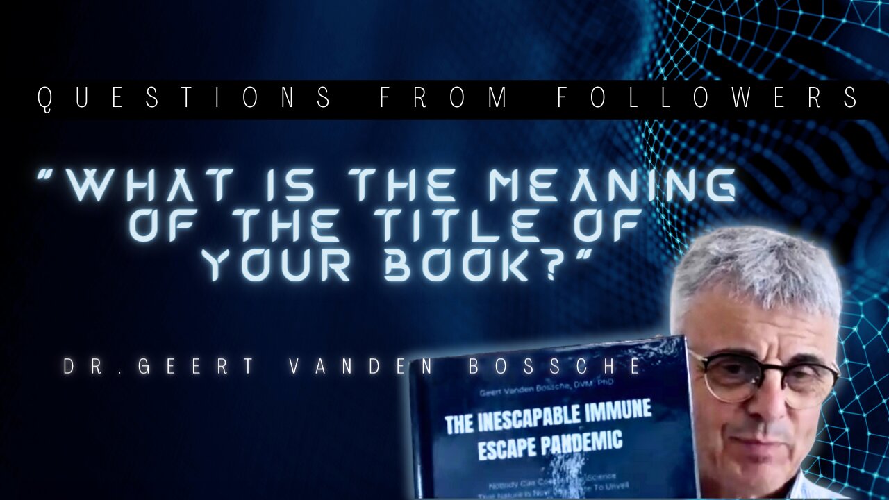 What is the meaning of the book title: 'The Inescapable Immune Escape Pandemic'