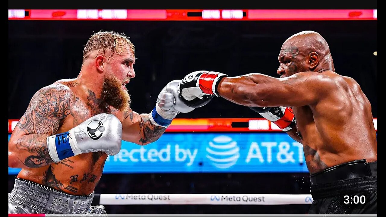 Jake Paul Vs Mike Tyson Boxing 🥊🥊 Fight