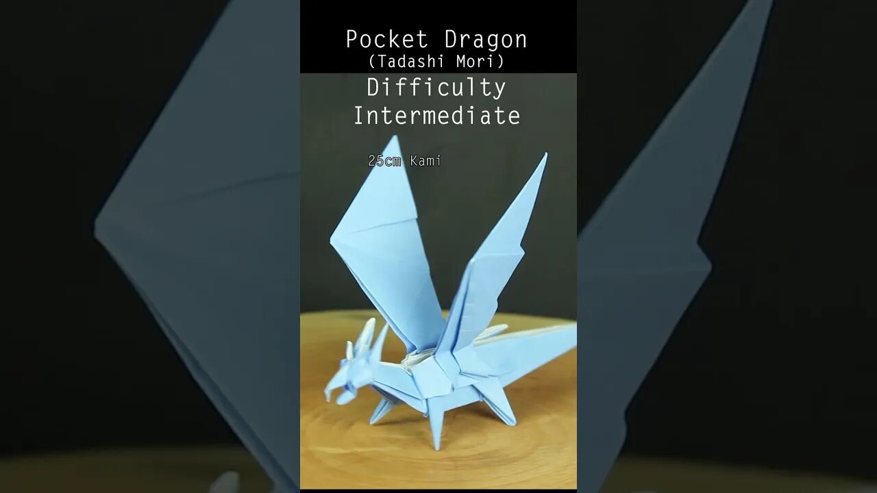 #shorts origami pocket dragon preview.