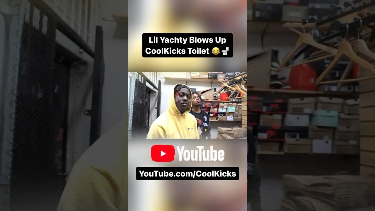 lil Yachty blows up CoolKicks toilet because of Asap Rocky and Tyler The Creator 😂