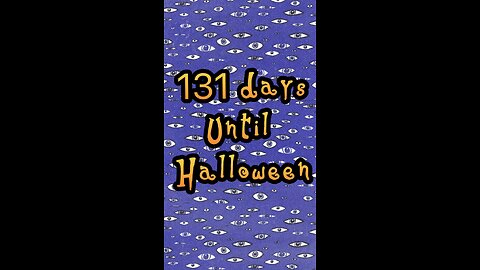 The #halloweencountdown is 131 days until #halloween