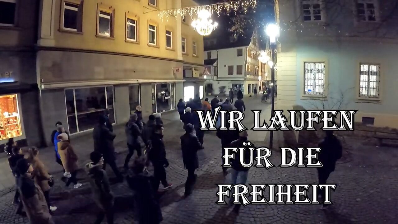 Wir laufen für die Freiheit - Schwäbisch Gmünd am 24.01.2022