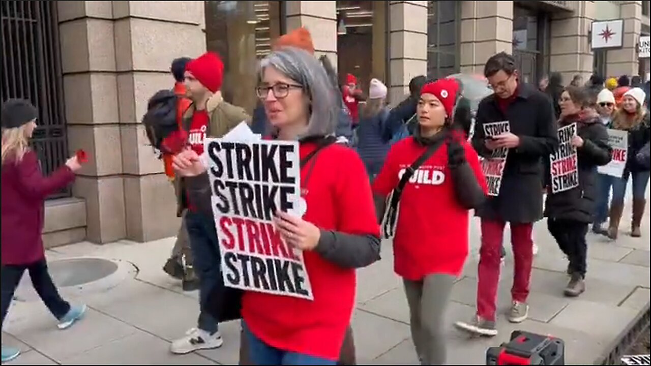 Woke joke Washington Post employees on strike as the Post terminates jobs