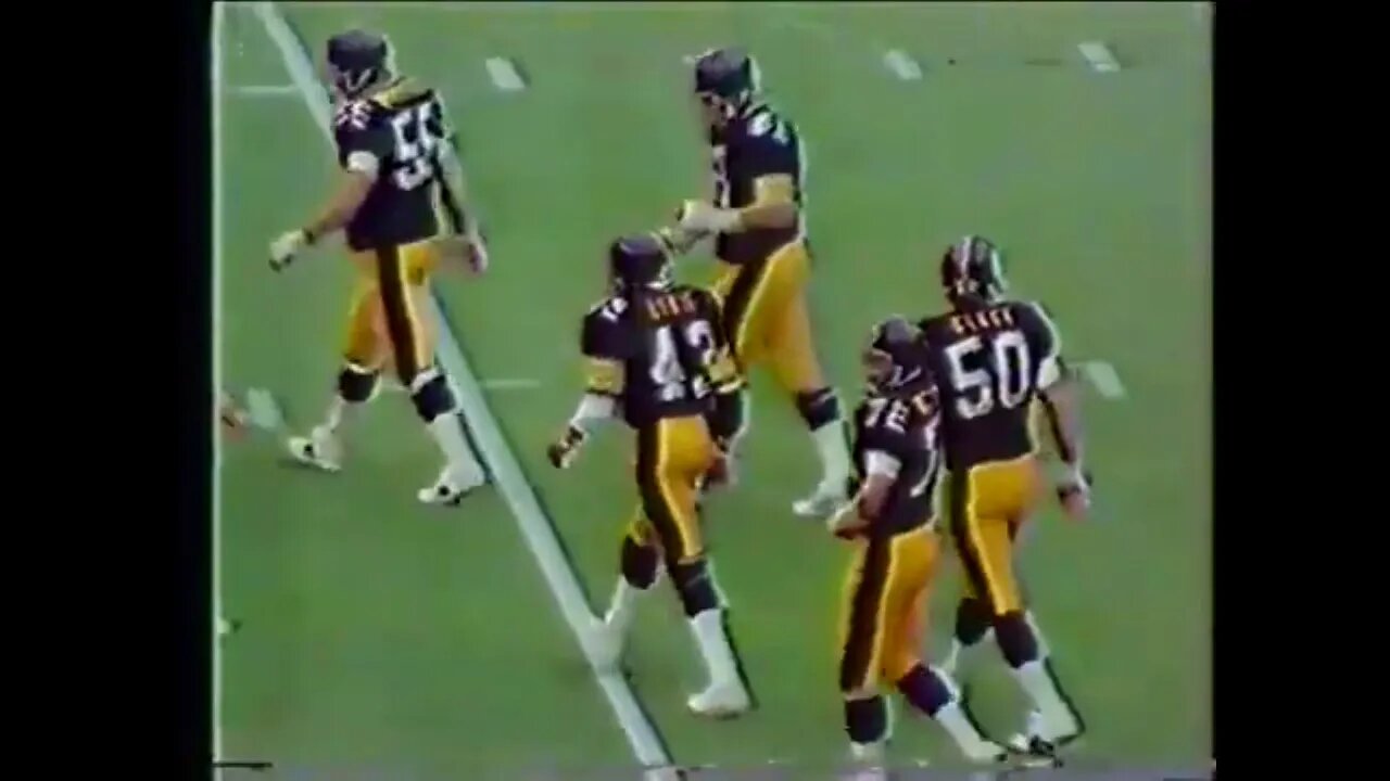 1976-10-17 Cincinnati Bengals vs Pittsburgh Steelers