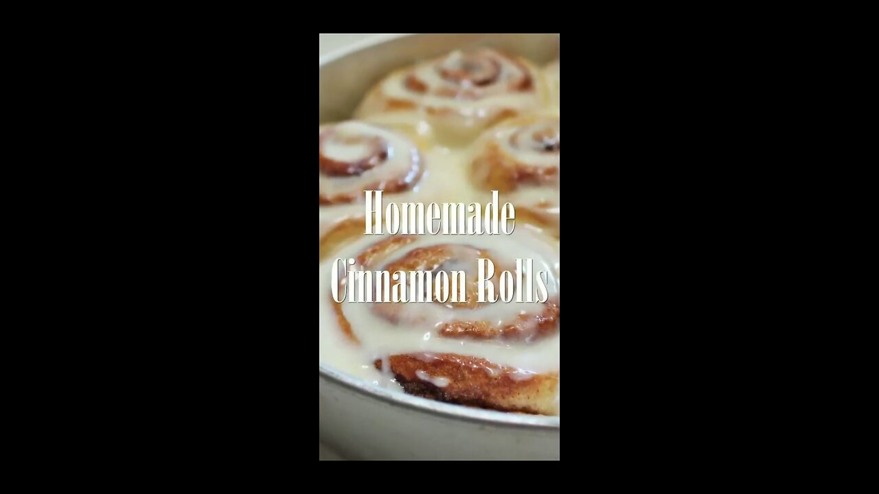 Homemade cinnamon Rolls