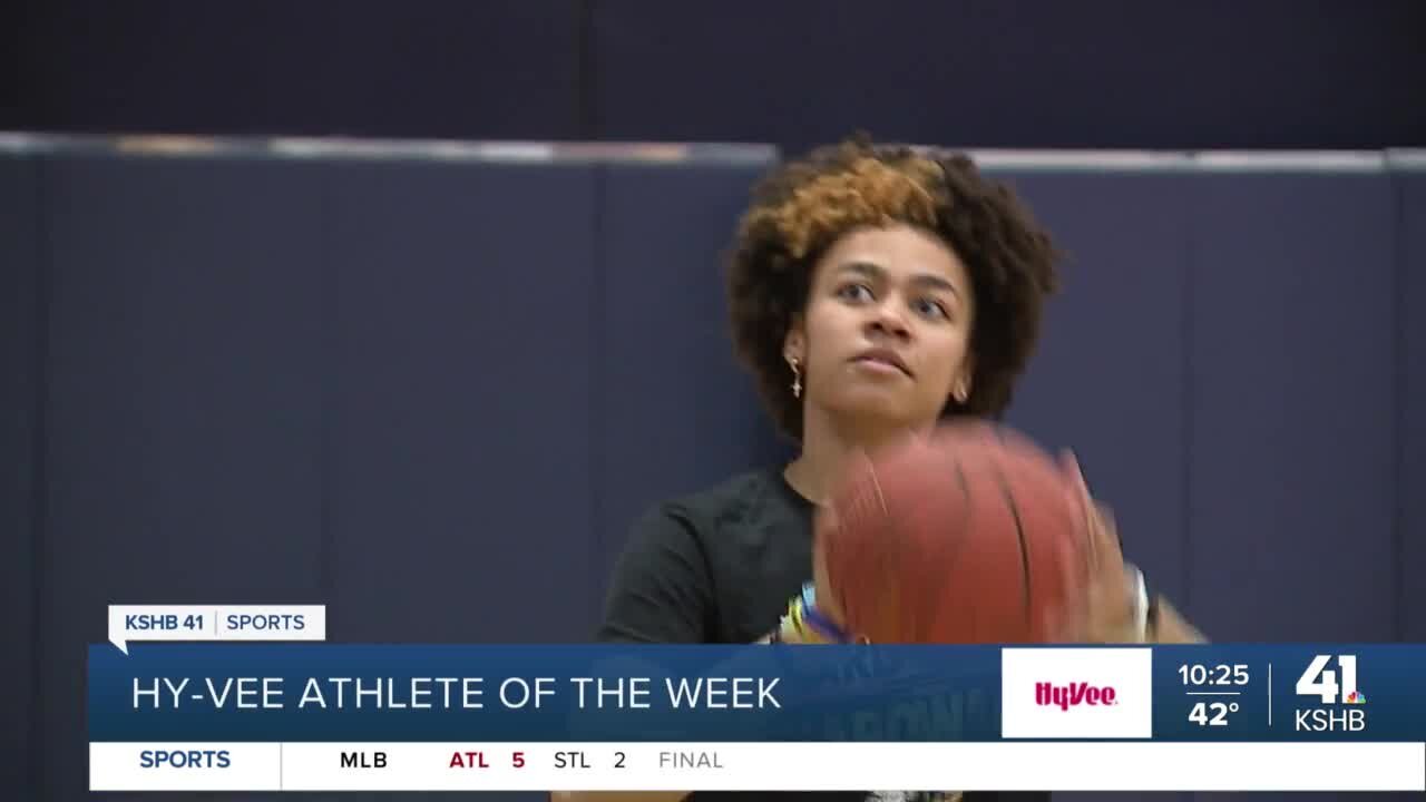 Hy-Vee Athlete of the Week: Blue Valley North’s Jaliya Davis fueled by competitive spirit