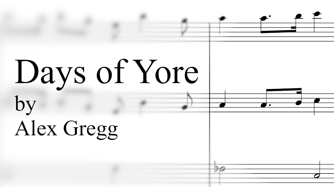 Days of Yore - Alex Gregg