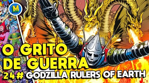 GODZILLA RULERS OF EARTH - NÚMERO #24 [ GODZILLA + JET JAGUAR VS TRILÓPODES ]